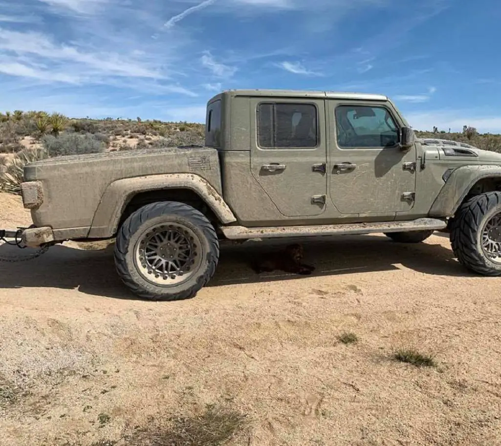 Jeep Gladiator размер багажника