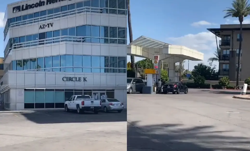 Weird, corporate office looking Circle K on 44th St. & Camelback in